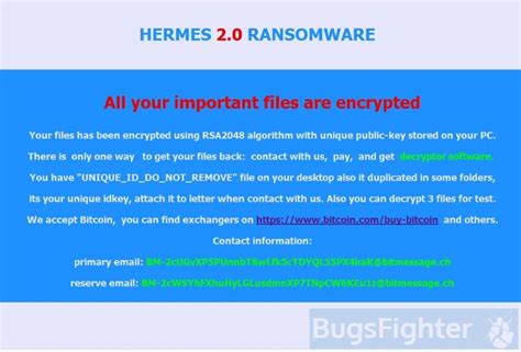 hermes 2.1decryption|Hermes 2.1 ransomware.